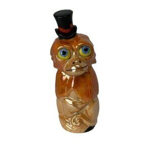 Takito TT Lusterware Rare vintage Orange Monkey Vase Figurine Made in Japan